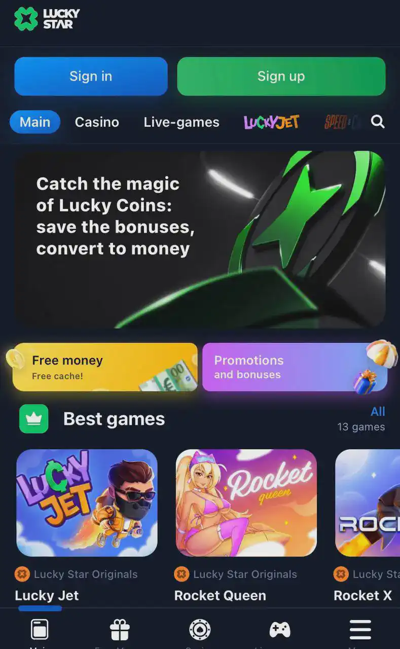 Lucky Star casino login